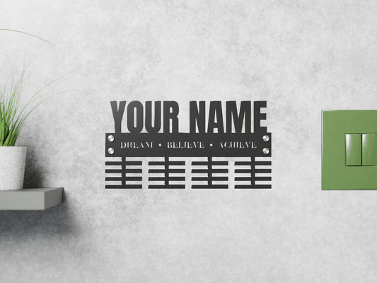 Dream – Believe – Achieve Medal Hanger