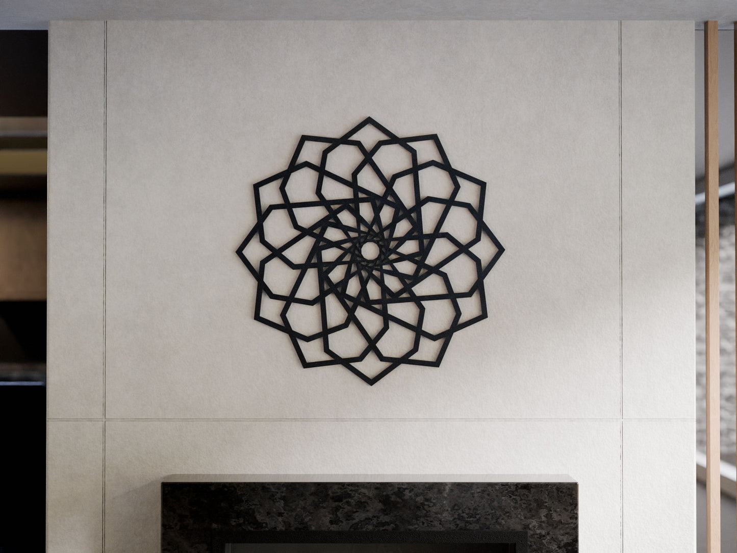 Abstract Geometric Flower