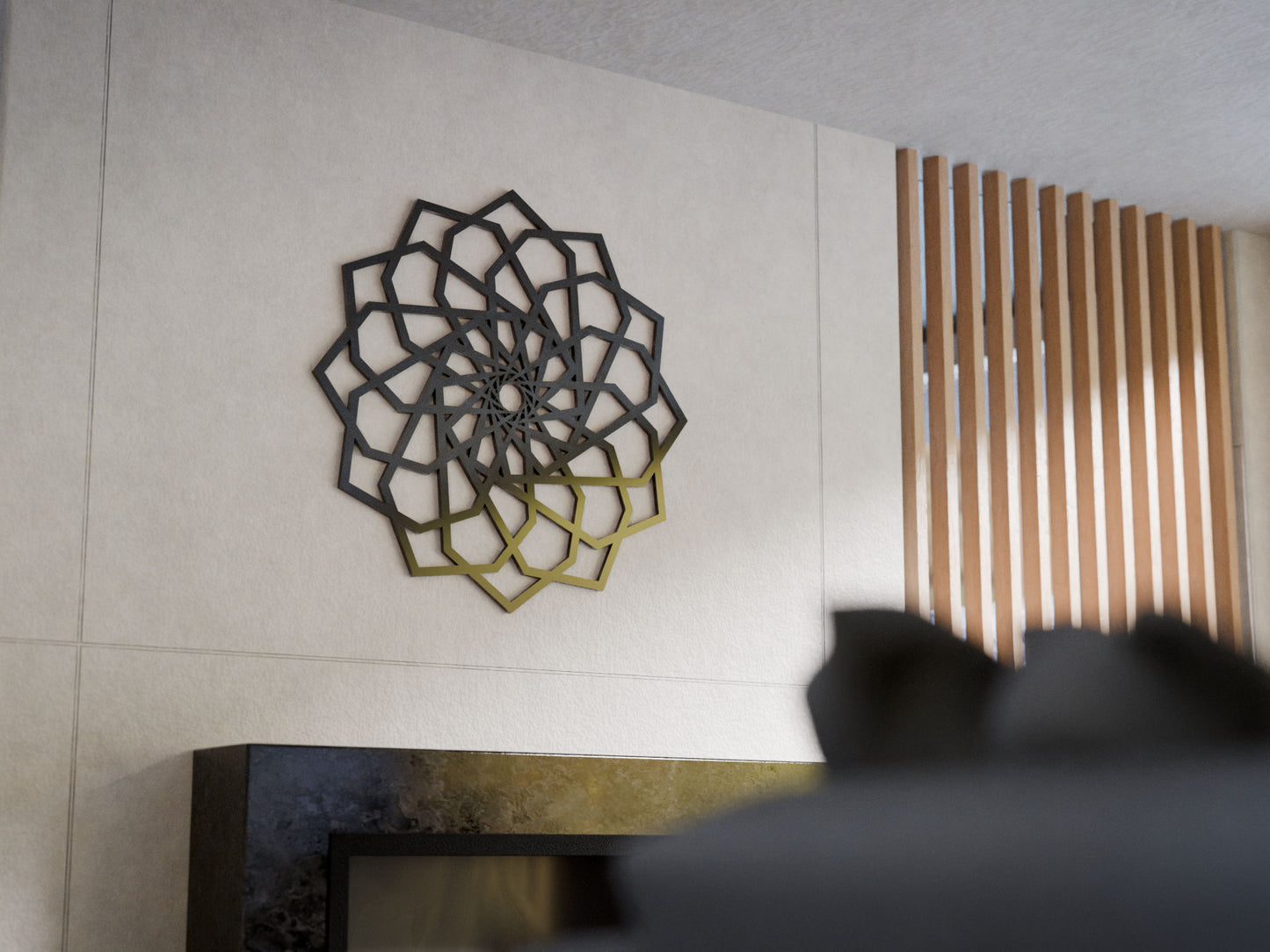Abstract Geometric Flower