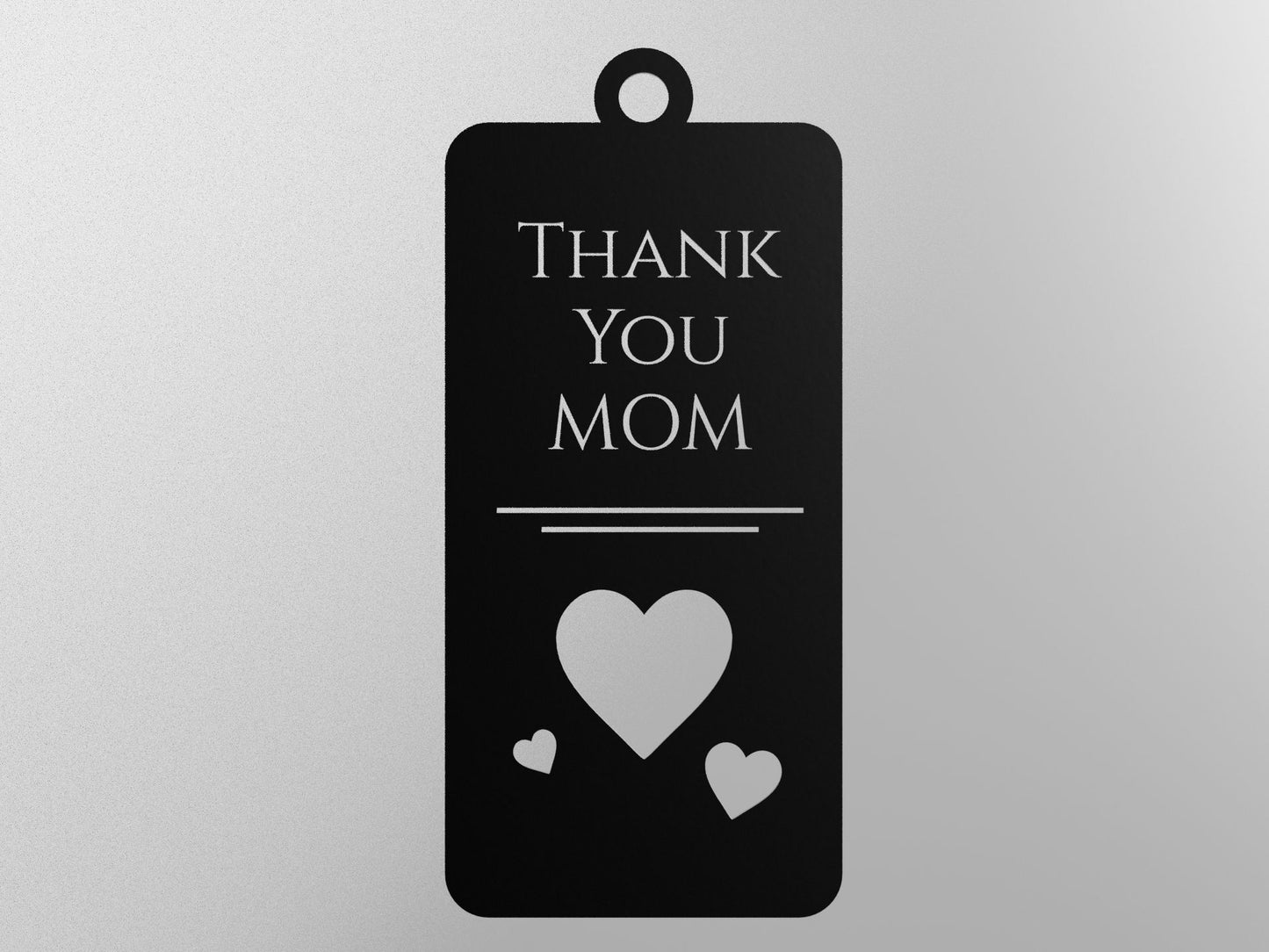 Thank You Mom Keychain