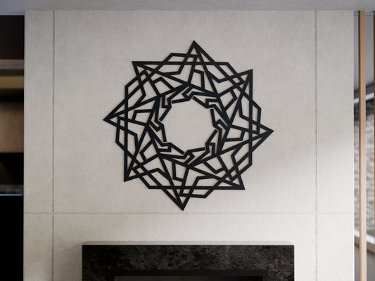 Abstract Angular Spiral