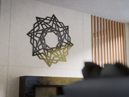 Abstract Angular Spiral