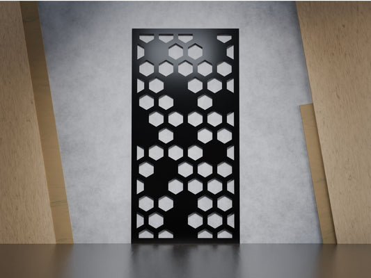 Broken Hexagonal Pattern Screen