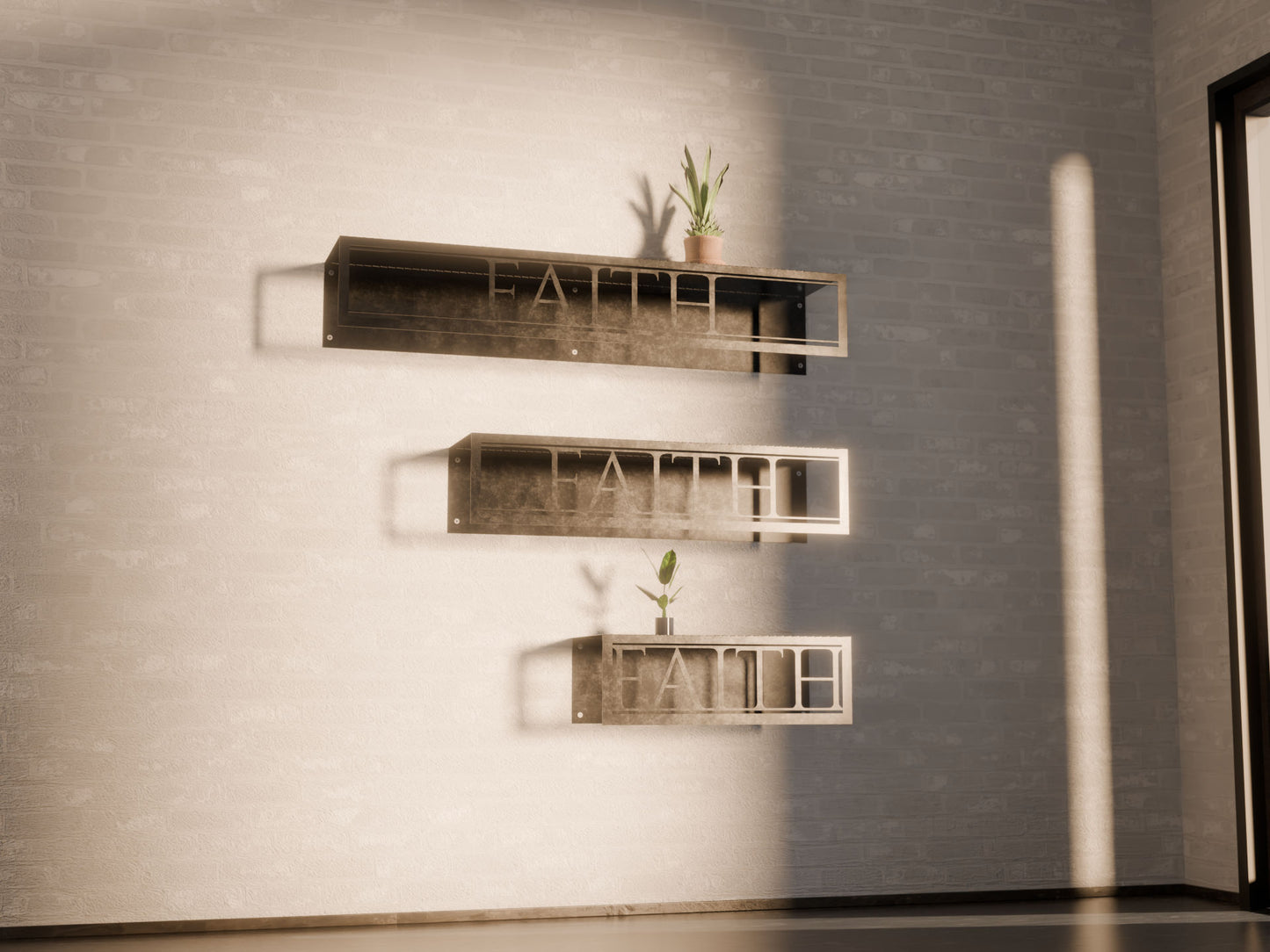 Metal Shelf - Faith