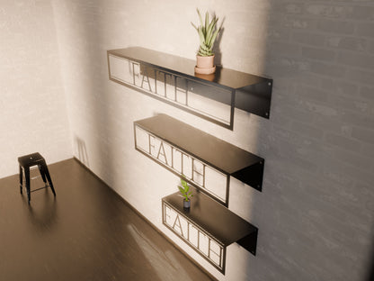 Metal Shelf - Faith