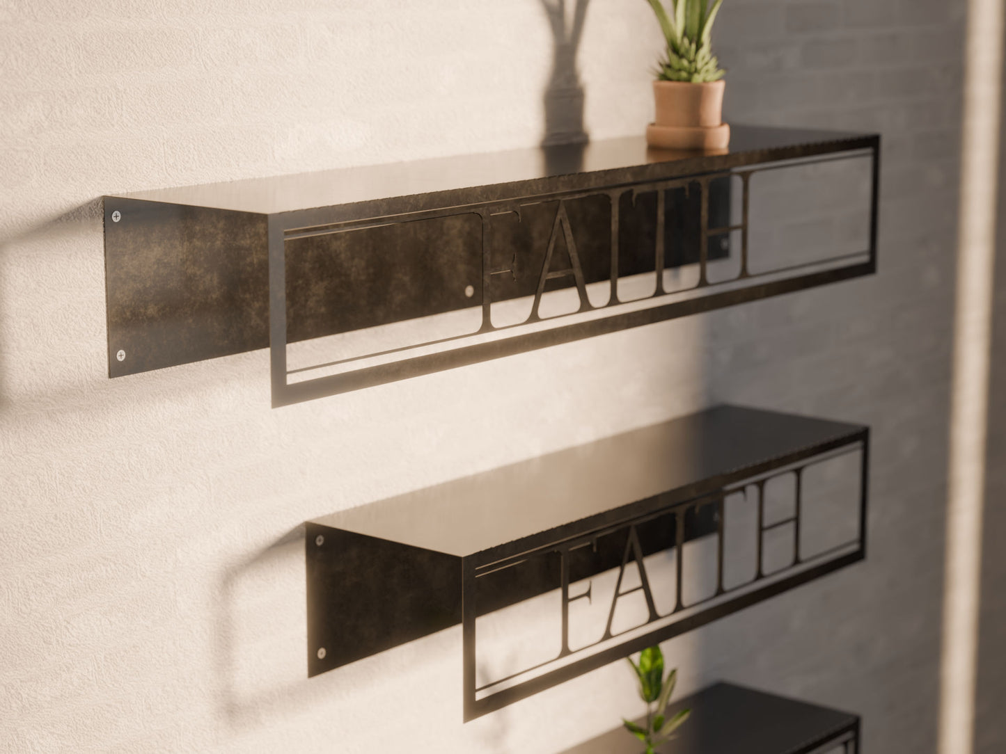 Metal Shelf - Faith