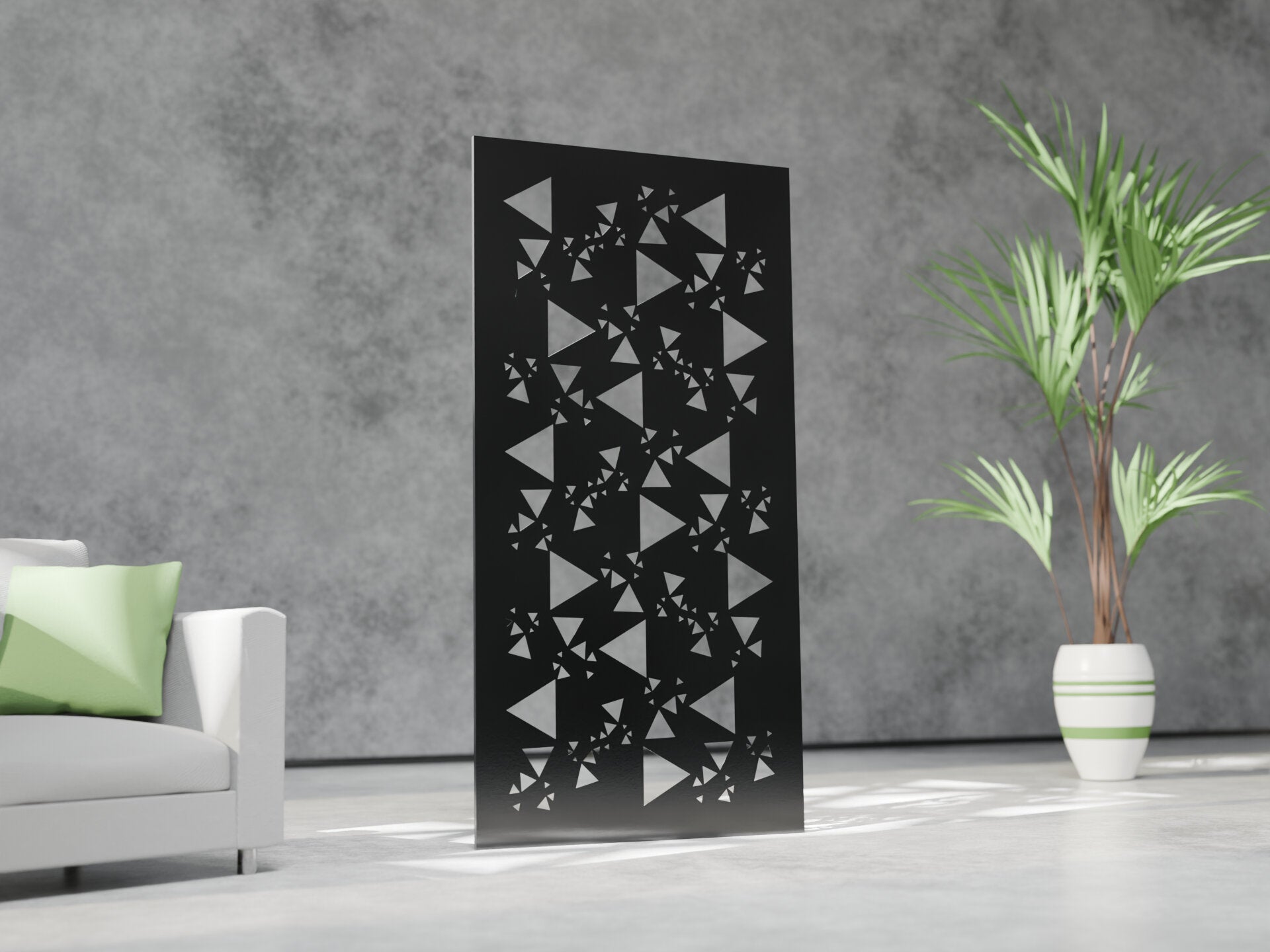 Triangular Openings Screen Fractal Triangles Screen – Renewed Solutions