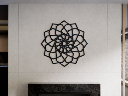 Abstract Geometric Flower