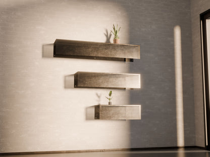 Metal Shelf - Gradient Lines