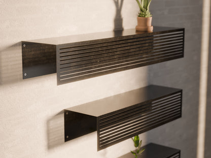 Metal Shelf - Gradient Lines