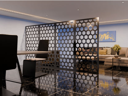 Hexagonal Pattern Screen