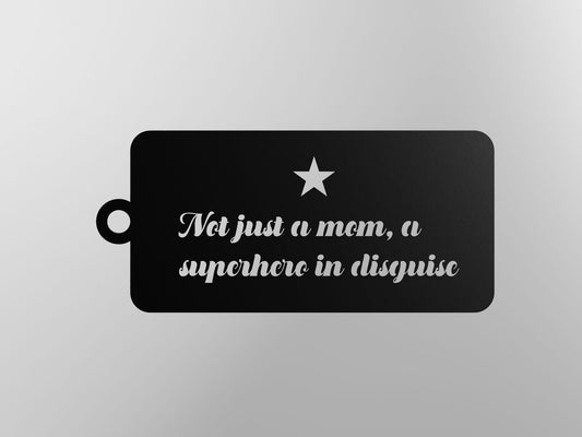 Not Just A Mom - Keychain