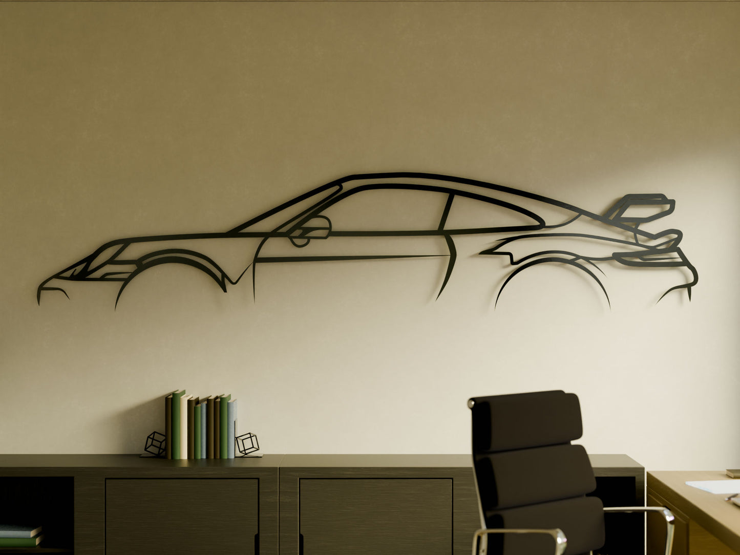 Porsche 911 Line Art