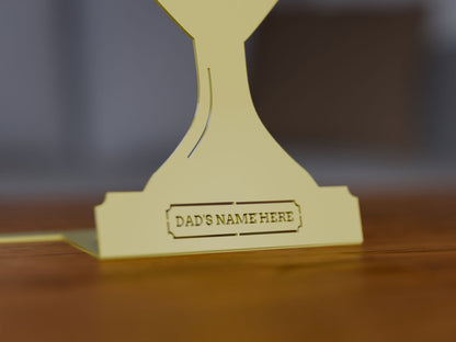World's Best Dad - Desk Trophy