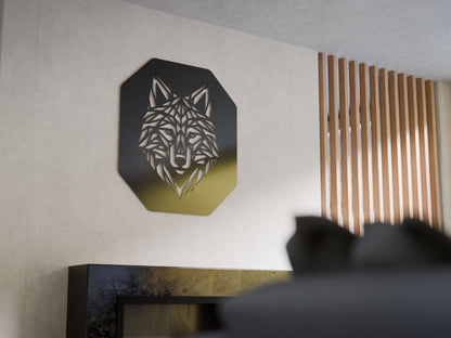 Wolf Polygon Face